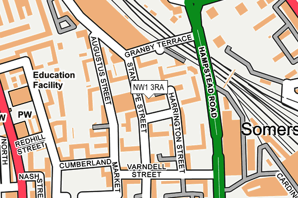 NW1 3RA map - OS OpenMap – Local (Ordnance Survey)