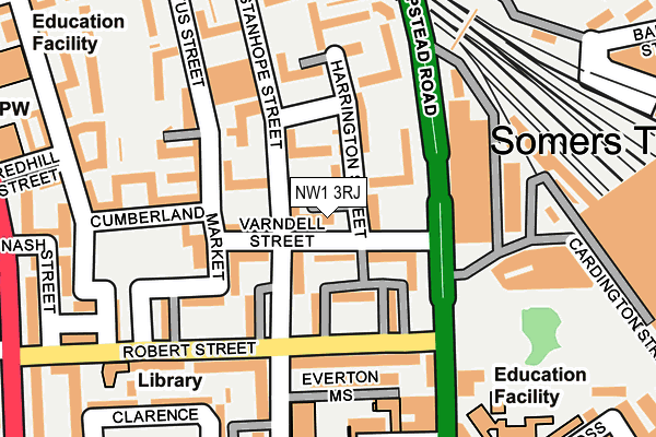 NW1 3RJ map - OS OpenMap – Local (Ordnance Survey)