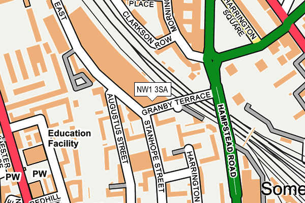 NW1 3SA map - OS OpenMap – Local (Ordnance Survey)