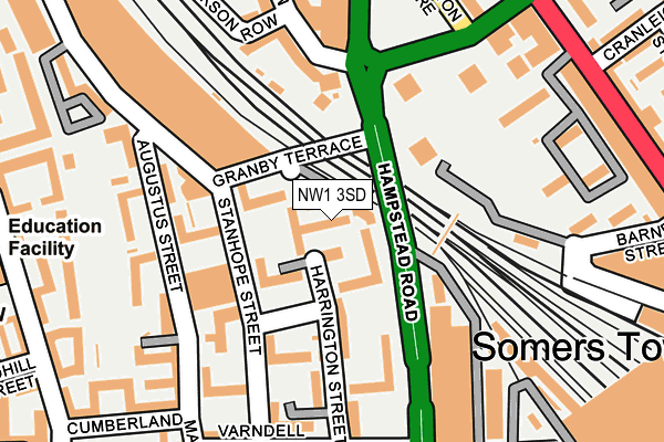 NW1 3SD map - OS OpenMap – Local (Ordnance Survey)