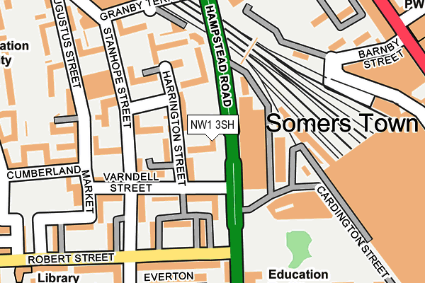 NW1 3SH map - OS OpenMap – Local (Ordnance Survey)