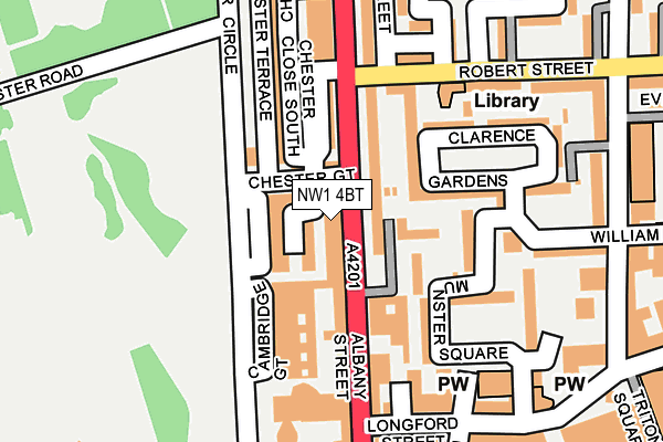NW1 4BT map - OS OpenMap – Local (Ordnance Survey)