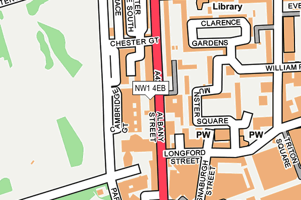 NW1 4EB map - OS OpenMap – Local (Ordnance Survey)
