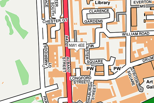 NW1 4EE map - OS OpenMap – Local (Ordnance Survey)