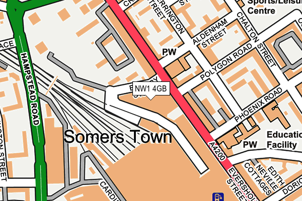 NW1 4GB map - OS OpenMap – Local (Ordnance Survey)