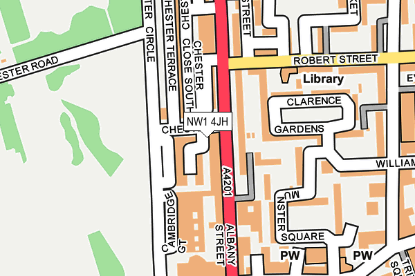 NW1 4JH map - OS OpenMap – Local (Ordnance Survey)