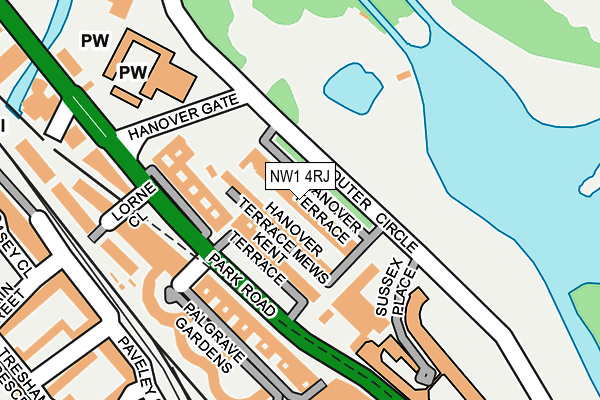 NW1 4RJ map - OS OpenMap – Local (Ordnance Survey)
