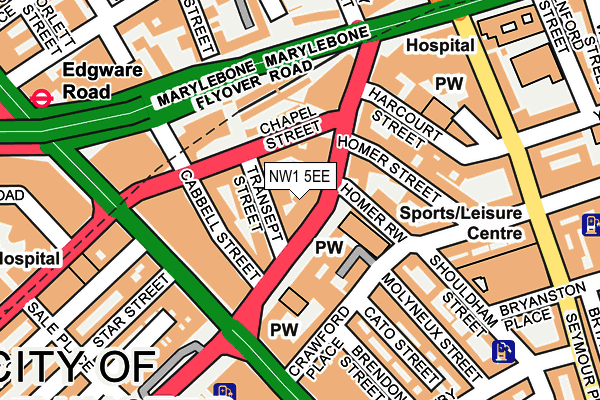 NW1 5EE map - OS OpenMap – Local (Ordnance Survey)