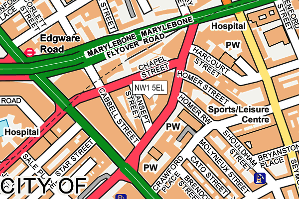 NW1 5EL map - OS OpenMap – Local (Ordnance Survey)