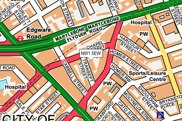 NW1 5EW map - OS OpenMap – Local (Ordnance Survey)