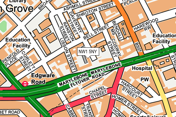 Map of NDF LONDON LIMITED at local scale