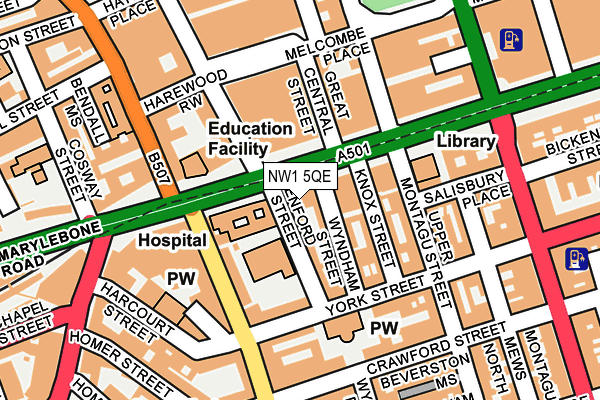 NW1 5QE map - OS OpenMap – Local (Ordnance Survey)