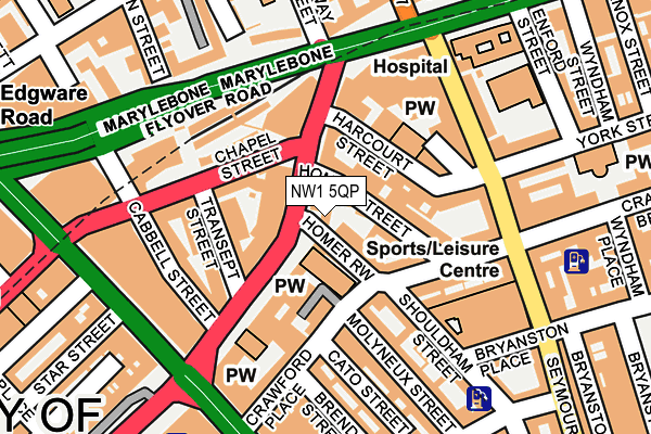 NW1 5QP map - OS OpenMap – Local (Ordnance Survey)