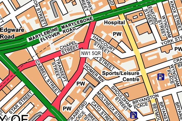 Map of LCUK TOOTING LTD at local scale