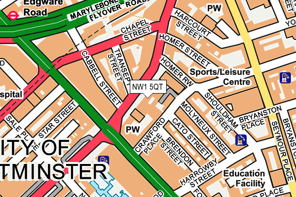 Map of MANHATTAN LOFT (BOLSOVER STREET) LIMITED at local scale