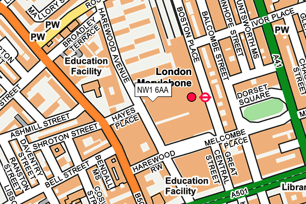 Map of PARKER TOWER LIMITED at local scale