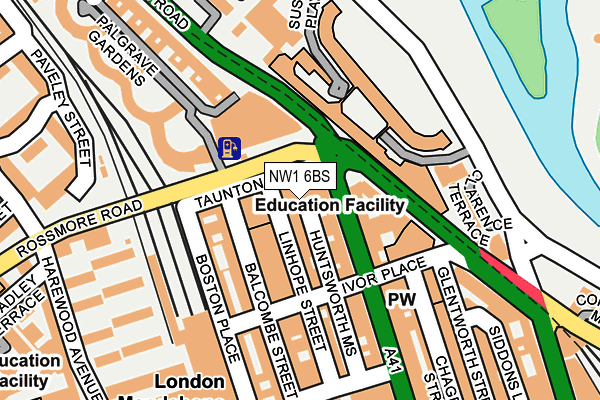 NW1 6BS map - OS OpenMap – Local (Ordnance Survey)