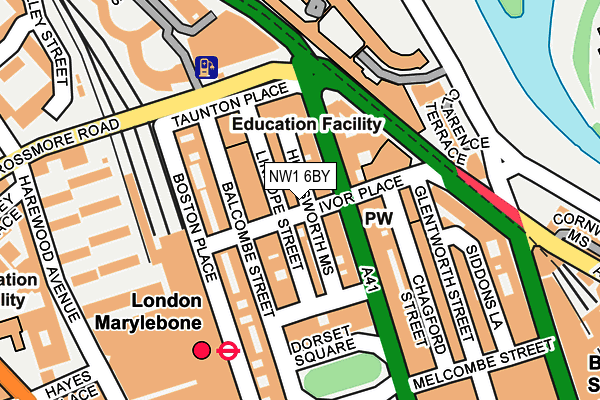 NW1 6BY map - OS OpenMap – Local (Ordnance Survey)