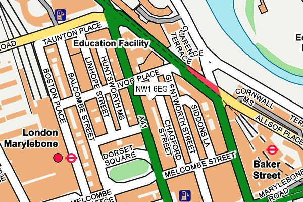 NW1 6EG map - OS OpenMap – Local (Ordnance Survey)