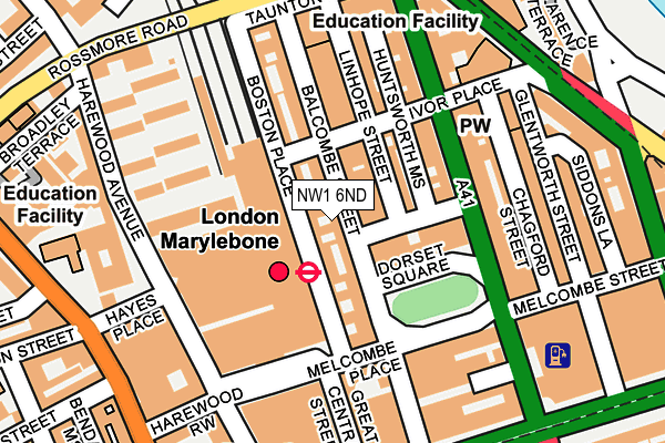 Map of 64 HARWOOD ROAD FREEHOLD LIMITED at local scale