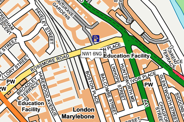 NW1 6NG map - OS OpenMap – Local (Ordnance Survey)