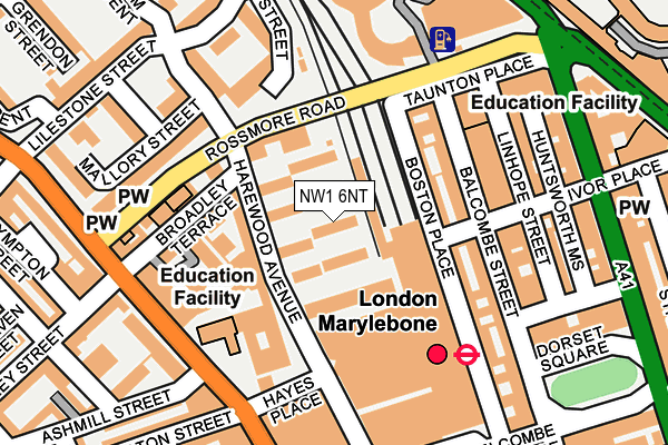 NW1 6NT map - OS OpenMap – Local (Ordnance Survey)