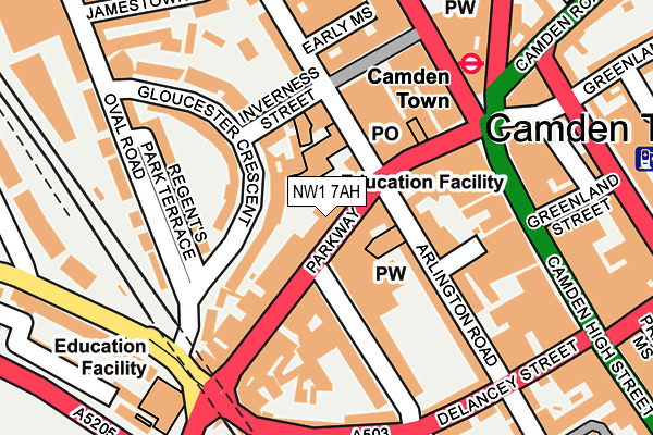 Map of GEEMATE CAMDEN LTD at local scale