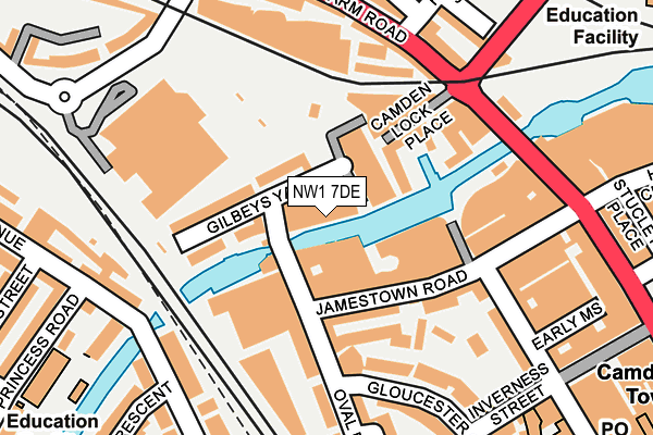 NW1 7DE map - OS OpenMap – Local (Ordnance Survey)