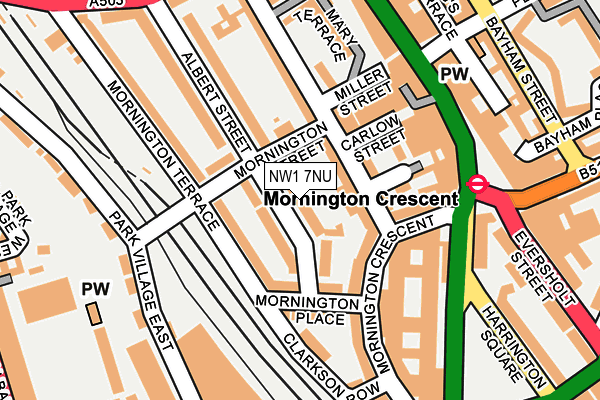 Map of 52 CROWNDALE ROAD FREEHOLD LIMITED at local scale