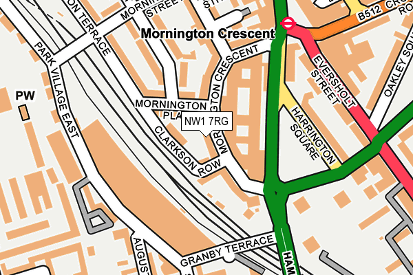 Map of 24 MORNINGTON CRESCENT LIMITED at local scale