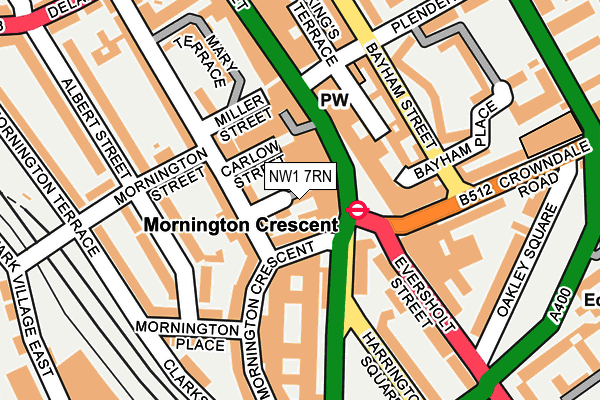 NW1 7RN map - OS OpenMap – Local (Ordnance Survey)