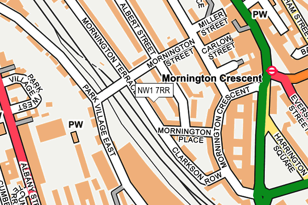 NW1 7RR map - OS OpenMap – Local (Ordnance Survey)