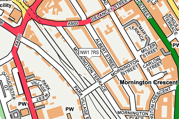 Map of 28 MORNINGTON TERRACE LIMITED at local scale
