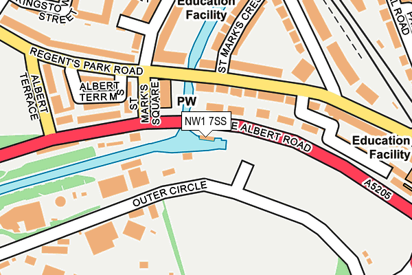 NW1 7SS map - OS OpenMap – Local (Ordnance Survey)