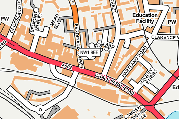 NW1 8EE map - OS OpenMap – Local (Ordnance Survey)