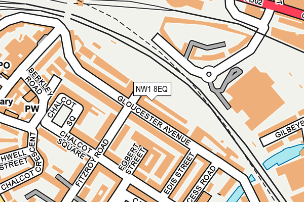 NW1 8EQ map - OS OpenMap – Local (Ordnance Survey)
