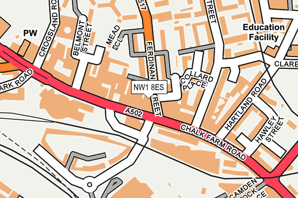 NW1 8ES map - OS OpenMap – Local (Ordnance Survey)