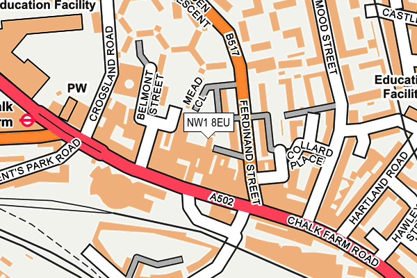 NW1 8EU map - OS OpenMap – Local (Ordnance Survey)