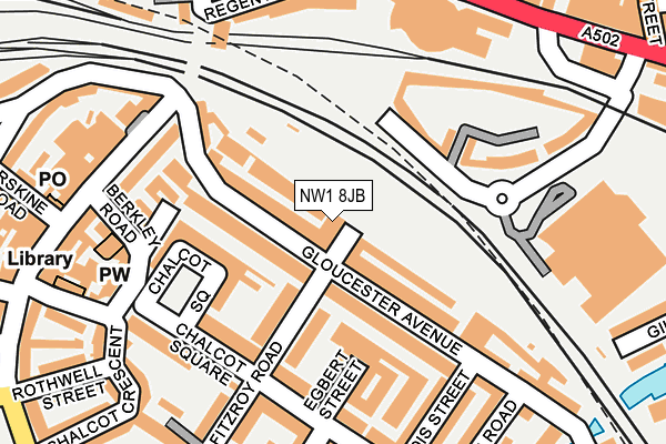 NW1 8JB map - OS OpenMap – Local (Ordnance Survey)