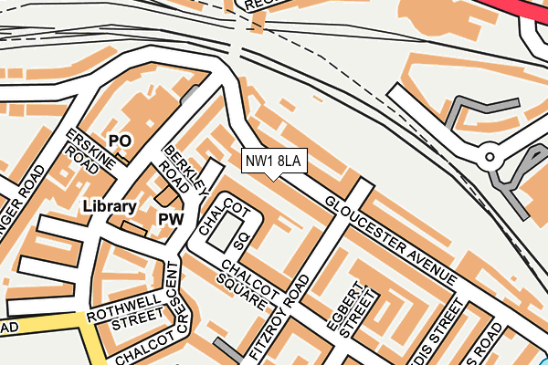 NW1 8LA map - OS OpenMap – Local (Ordnance Survey)