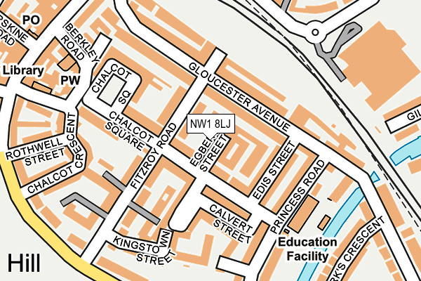 NW1 8LJ map - OS OpenMap – Local (Ordnance Survey)