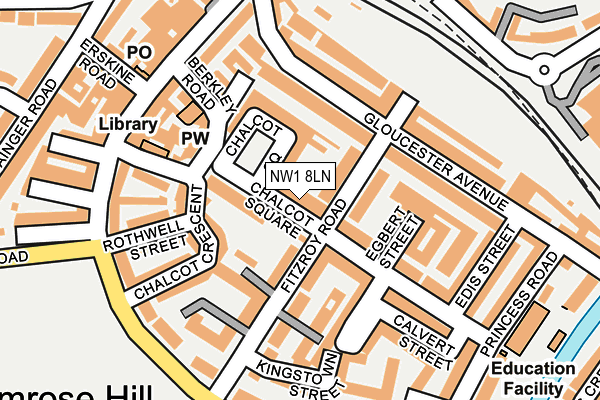 NW1 8LN map - OS OpenMap – Local (Ordnance Survey)
