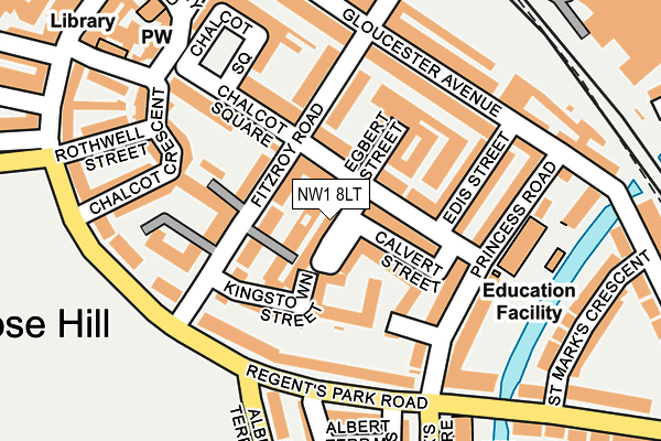 NW1 8LT map - OS OpenMap – Local (Ordnance Survey)