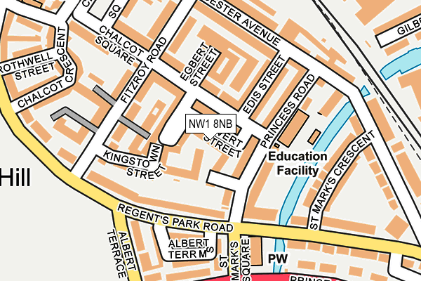 NW1 8NB map - OS OpenMap – Local (Ordnance Survey)