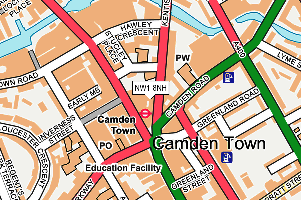 Map of CAMDEN HAIR CLUB LTD at local scale
