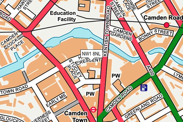 Map of BRIDGEWOOD ESTATES LIMITED at local scale