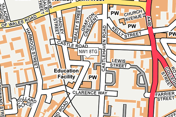 NW1 8TG map - OS OpenMap – Local (Ordnance Survey)