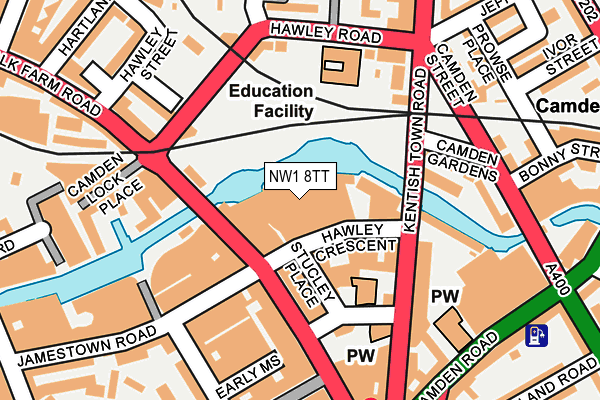 NW1 8TT map - OS OpenMap – Local (Ordnance Survey)