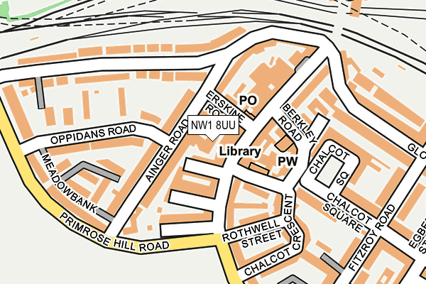 NW1 8UU map - OS OpenMap – Local (Ordnance Survey)