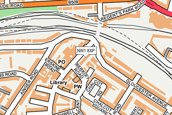 NW1 8XP map - OS OpenMap – Local (Ordnance Survey)